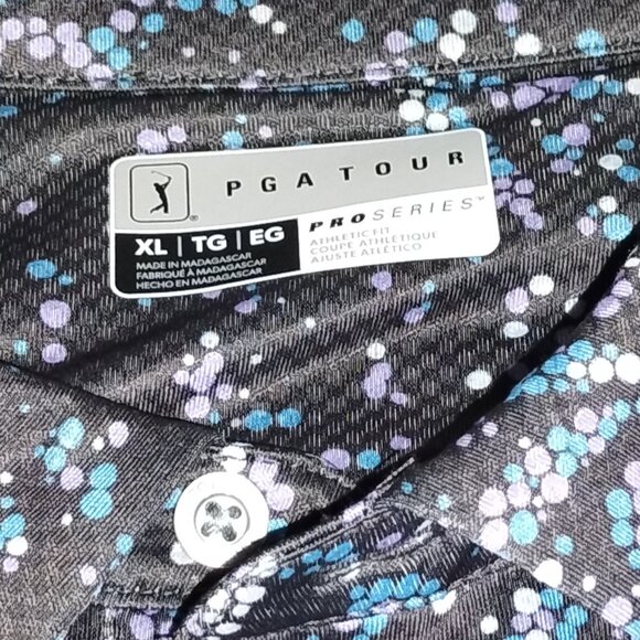 Men's PGA Tour Pro Series Atlhletic Fit Golf Shirt. Size XL. NWT-Retail $68.00. - Picture 7 of 7